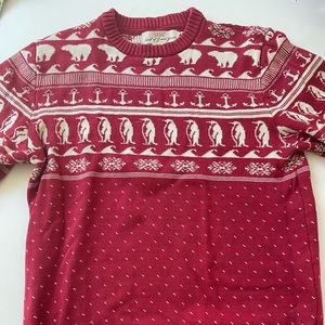 Retro holiday sweater